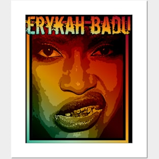 Erykah badu | Retro Poster Posters and Art